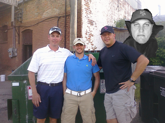 2011 Tiger Open champions Jeff Johnson, Jim Buesgens, John Bergs, and Jeff Bruder