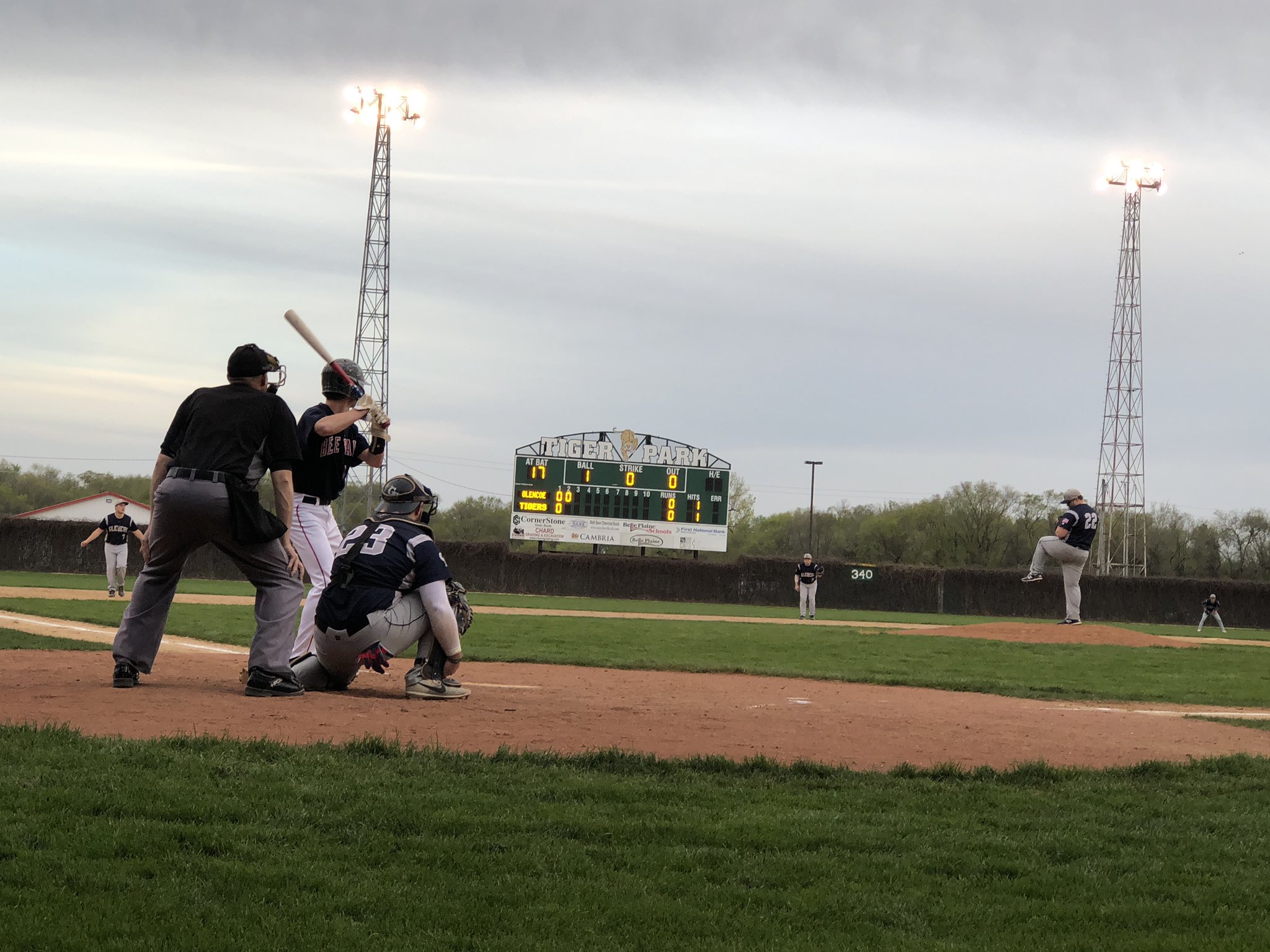 Jake Brandenburg bats