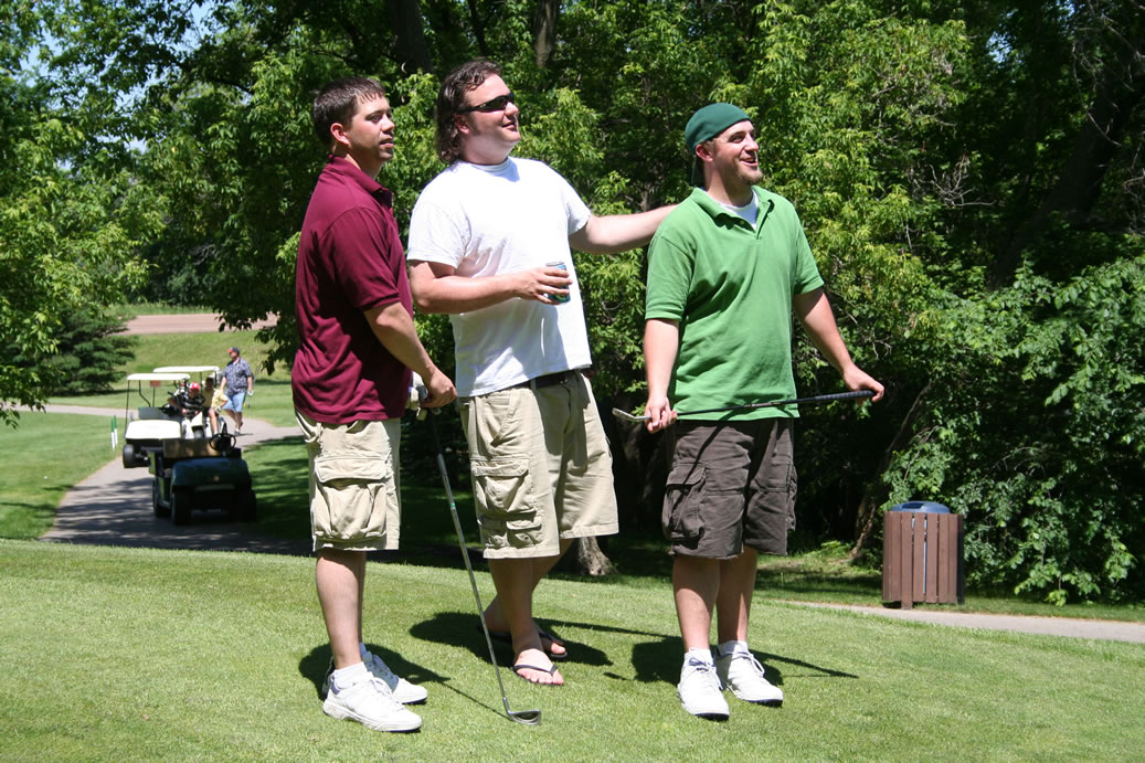 Shane Hofmann, Joe Ploetz, Dave Feldt at Tiger Open