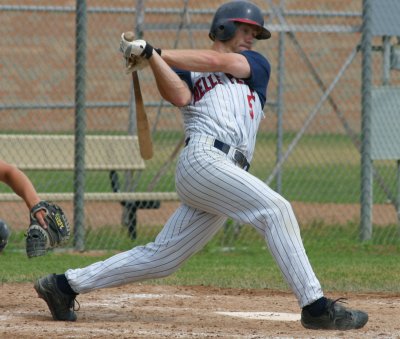 Timmy Baseball Laces A Base Hit